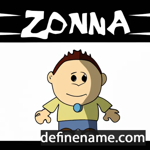 cartoon of the name Gonza