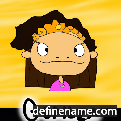 cartoon of the name Gonzala