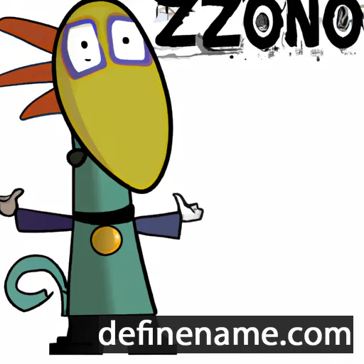 cartoon of the name Gonzo