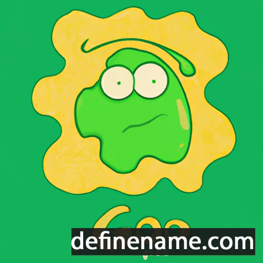 cartoon of the name Goo