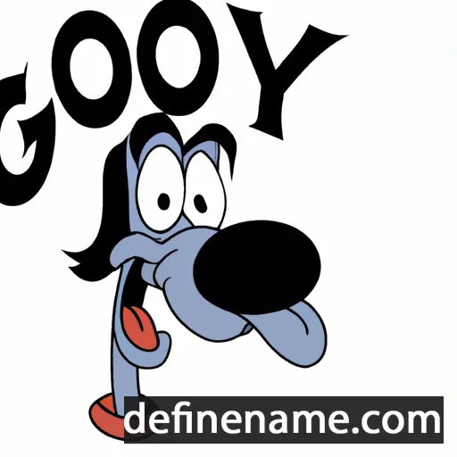 cartoon of the name Goofy