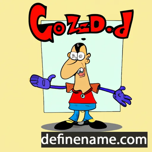 cartoon of the name Gorazd