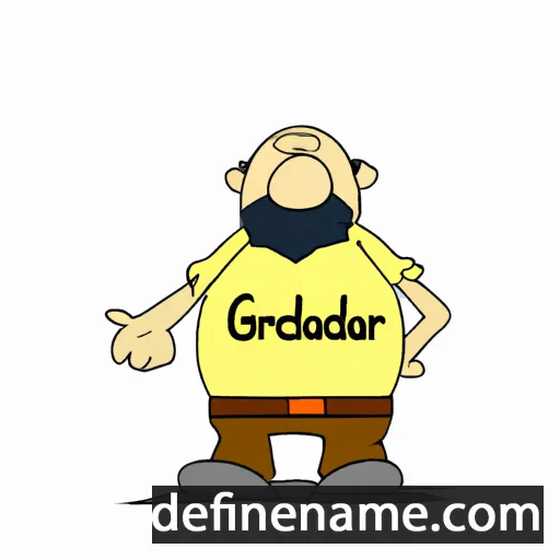 cartoon of the name Gordafarid