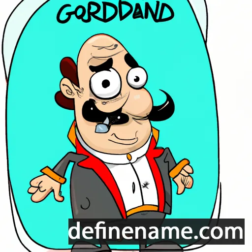 Gordiano cartoon