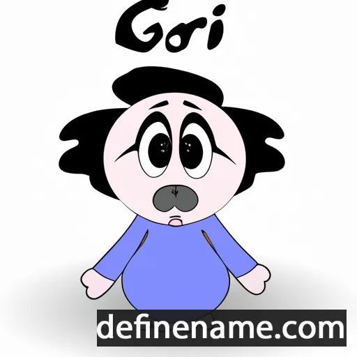 cartoon of the name Gori