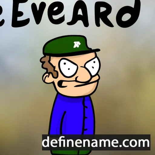 Évrard cartoon