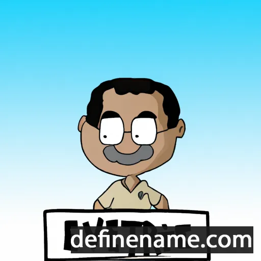 cartoon of the name Everette