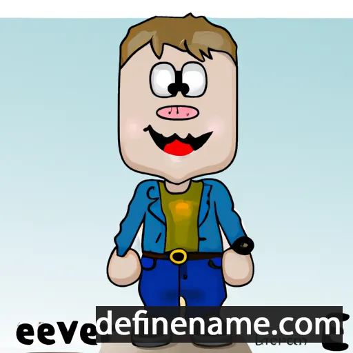 cartoon of the name Evert