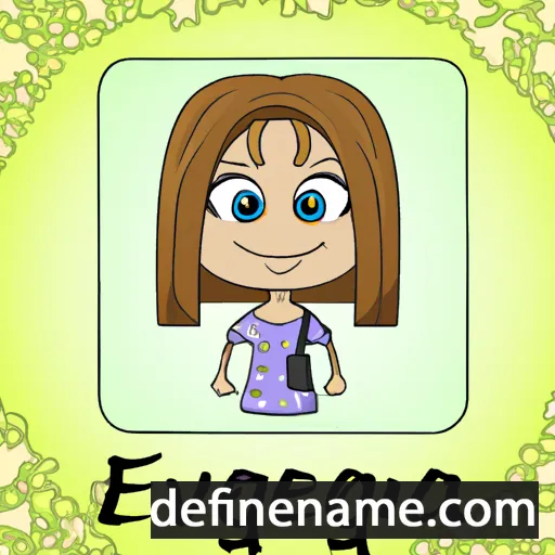 cartoon of the name Evgenija