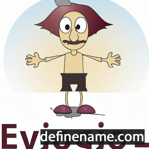 cartoon of the name Evlogi