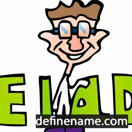 cartoon of the name Ewald