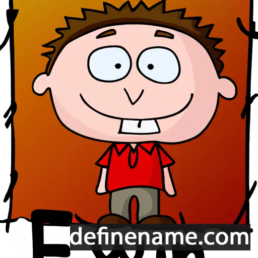 cartoon of the name Ewen