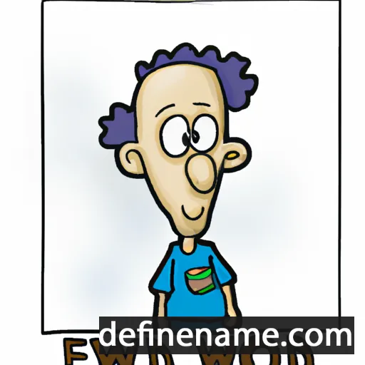 cartoon of the name Ewoud