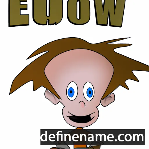 cartoon of the name Ewout