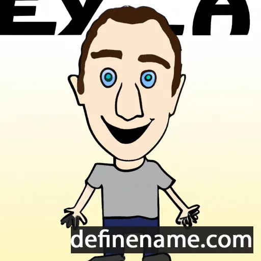 cartoon of the name Eyal