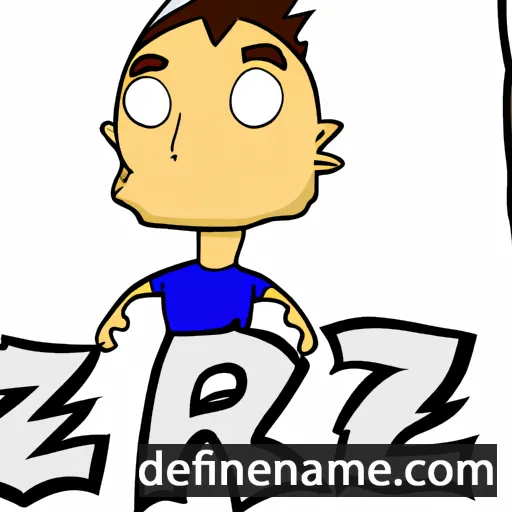 cartoon of the name Ezar