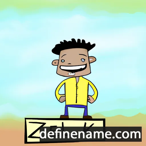 cartoon of the name Ezekiel