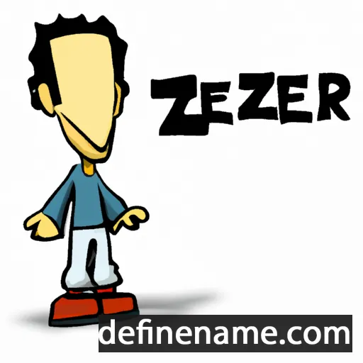 cartoon of the name Ezer