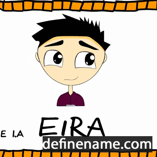 cartoon of the name Ezra