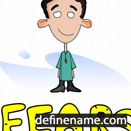 cartoon of the name Ezras