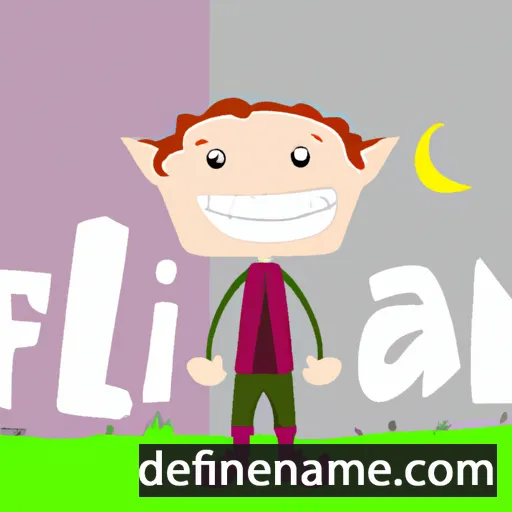 cartoon of the name Fáelán