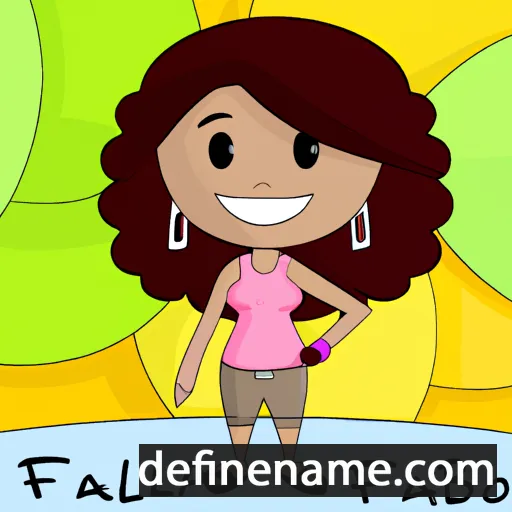 cartoon of the name Fabíola