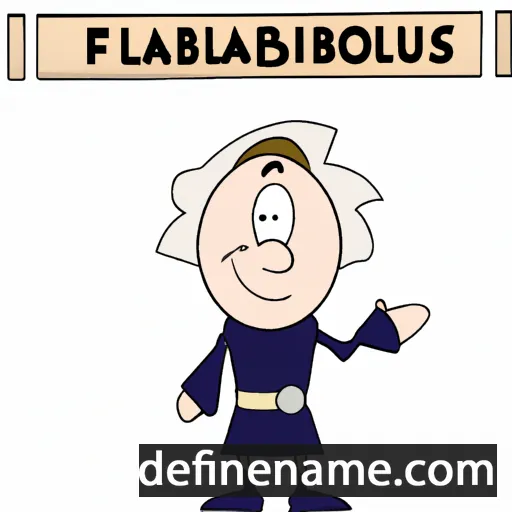 cartoon of the name Fabianus