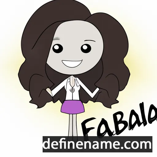 Fabiola cartoon