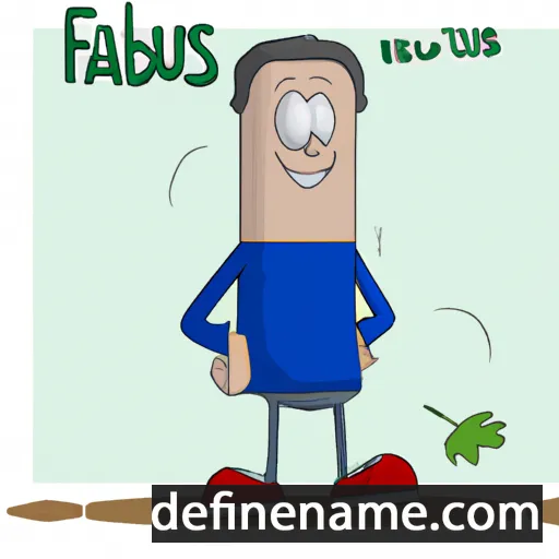 cartoon of the name Fabius