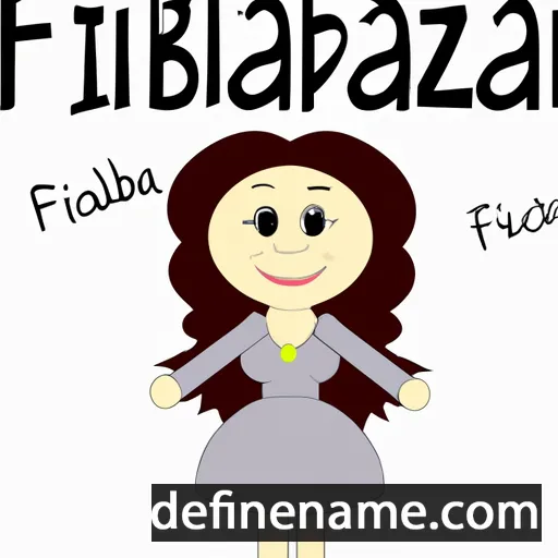 Fabrizia cartoon