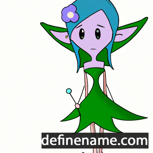 cartoon of the name Fae