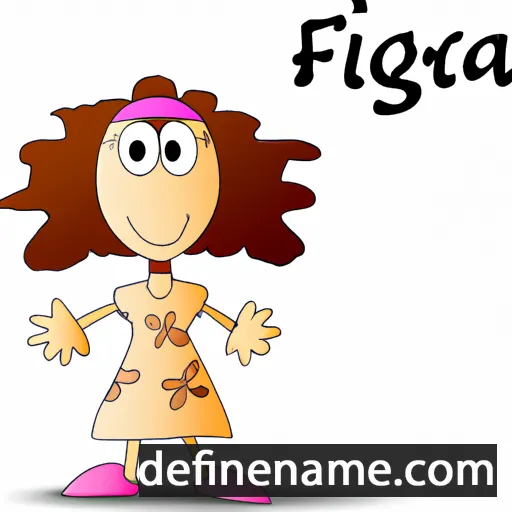 cartoon of the name Faiga