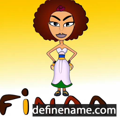 cartoon of the name Faina