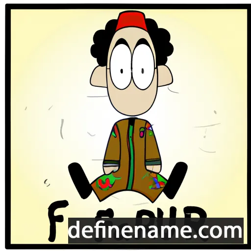 cartoon of the name Fairuz