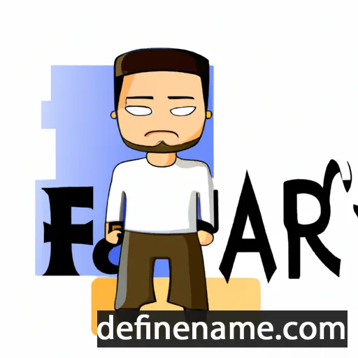 cartoon of the name Fajr