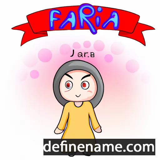 cartoon of the name Fajra