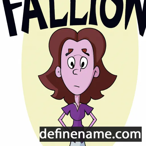 cartoon of the name Fallon