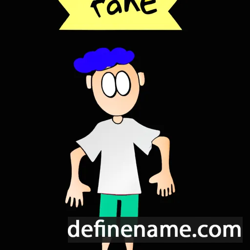 cartoon of the name Fane