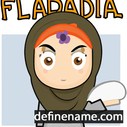 cartoon of the name Farahild