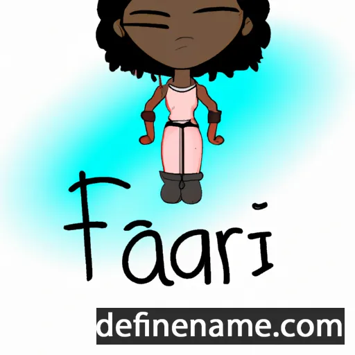 cartoon of the name Farai