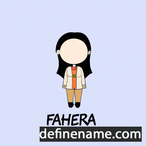 Fareeha cartoon