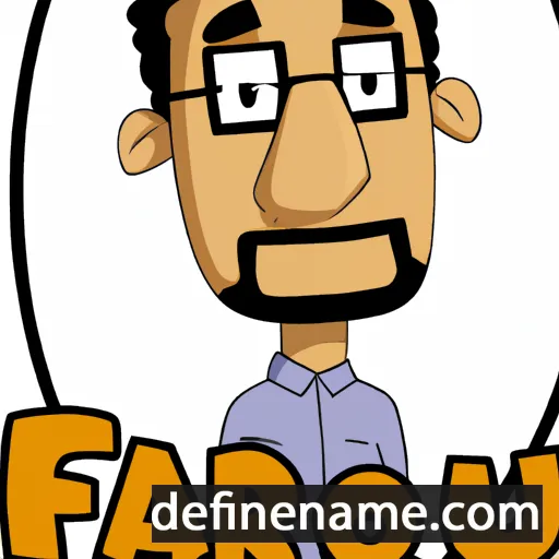 cartoon of the name Farouk