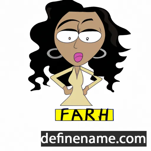 Farrah cartoon