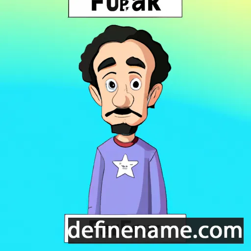 cartoon of the name Farrukh