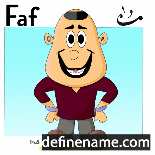 cartoon of the name Fateh