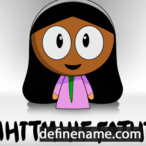 cartoon of the name Fathimath