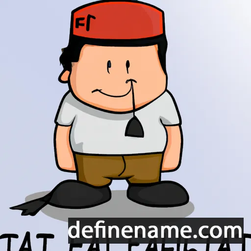 cartoon of the name Fatih