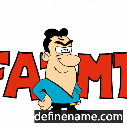 cartoon of the name Fatmir