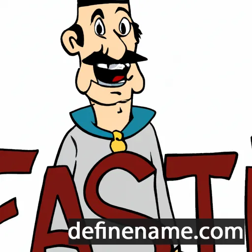 cartoon of the name Faust