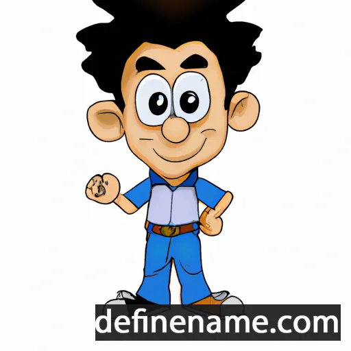 cartoon of the name Faustino